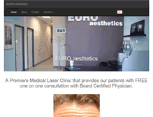 Tablet Screenshot of euroaesthetics.com